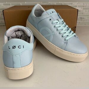Loci Nine Low Top Sneakers Baby Blue Size 7